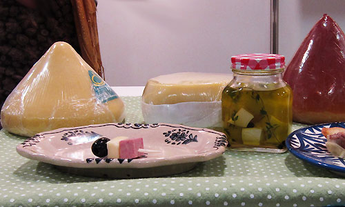 スペインチーズ展示