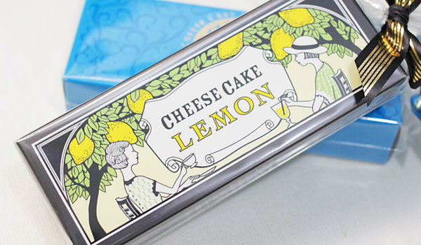2013年の資生堂パーラー　夏のチーズケーキ　レモンパッケージ