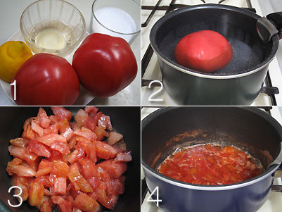 トマトジャムとトマトのタルト スペイン料理簡単レシピ集