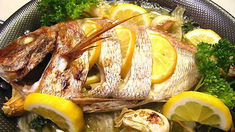 鯛のオーブン焼き スペイン料理簡単レシピ集