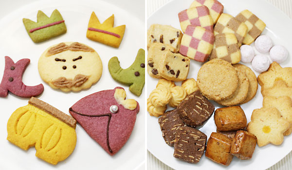 王様クッキーと各種クッキー