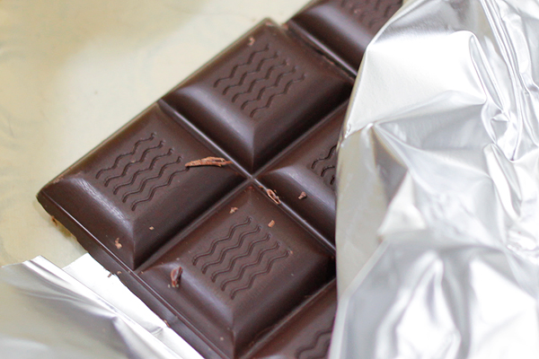 ダンデライオン・チョコレートのタブレット表面