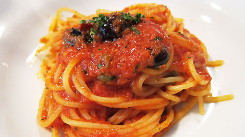 トマトのスパゲッティ