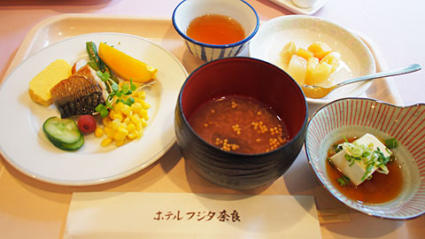ホテルフジタ奈良、朝食